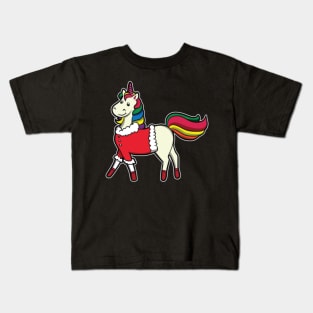 Funny Unicorn Lover Christmas Sweater Girl Gift Kids T-Shirt